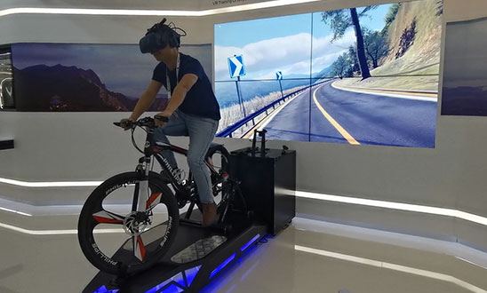 智慧展廳：自行車VR體驗(yàn)