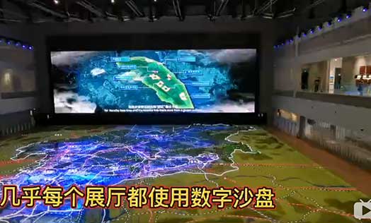 數(shù)字投影沙盤-高科技聲光電沙盤