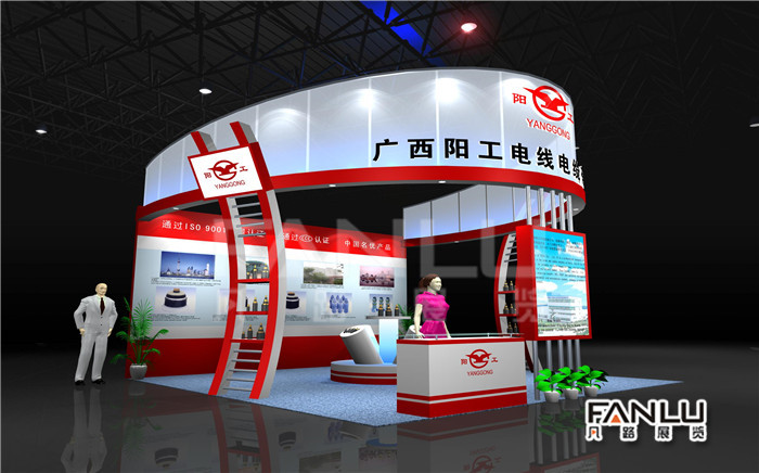 南寧展覽公司幫你建造一個完美半封閉展臺