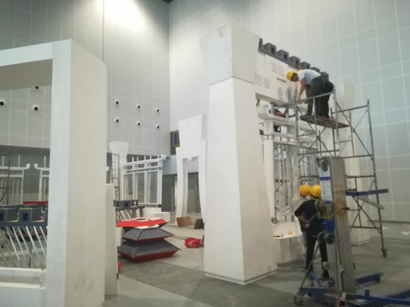 2019年中國飼料工業展覽會展位火熱搭建中