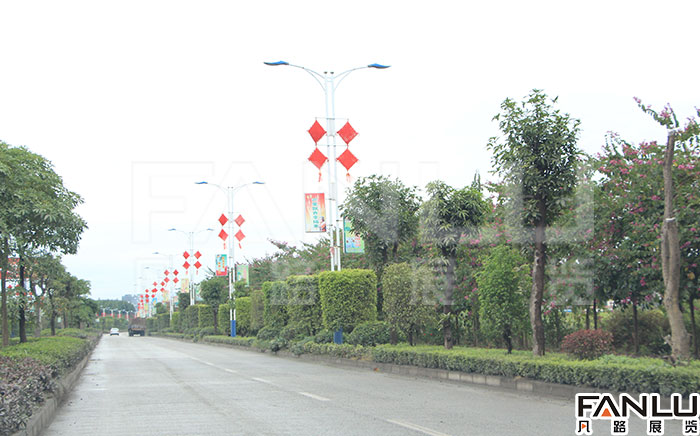 田東春節城市氛圍美化
