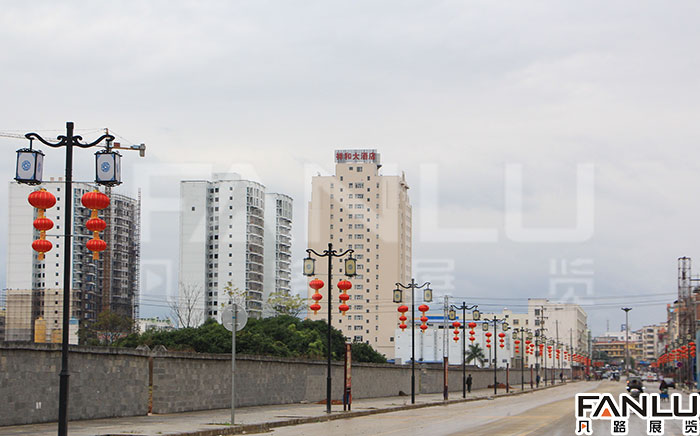 田東春節城市氛圍美化