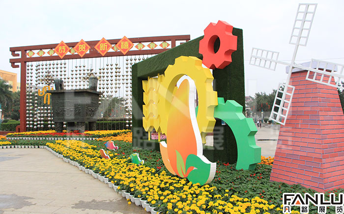 田東春節城市氛圍美化