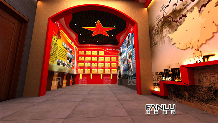 湛江某空軍部隊(duì)展廳