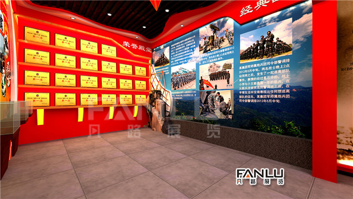 湛江某空軍部隊(duì)展廳
