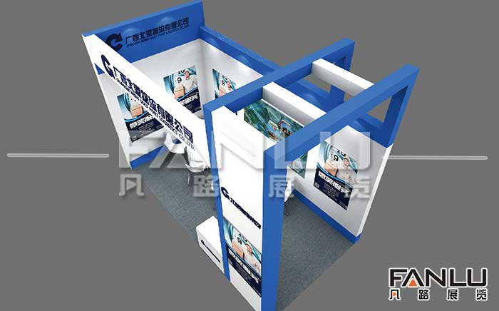 廣西北港物流展位設(shè)計(jì)