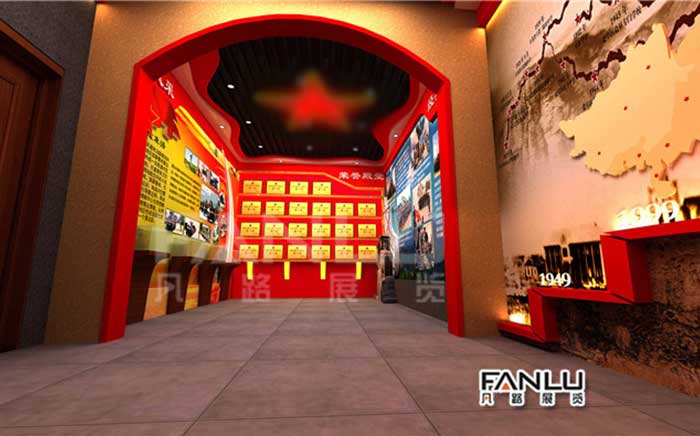 湛江某空軍部隊展廳