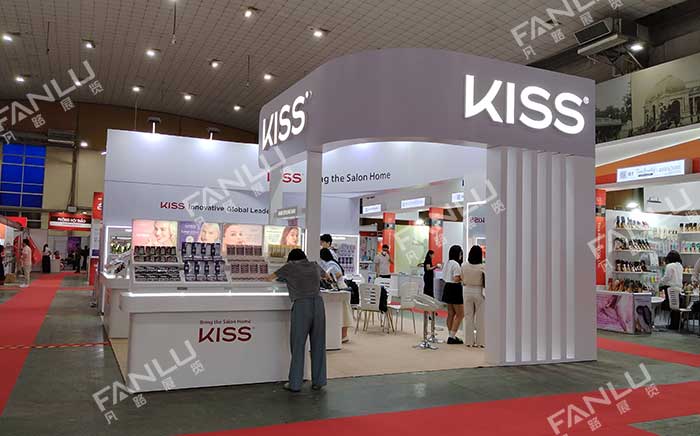 越南美容展KISS展臺搭建